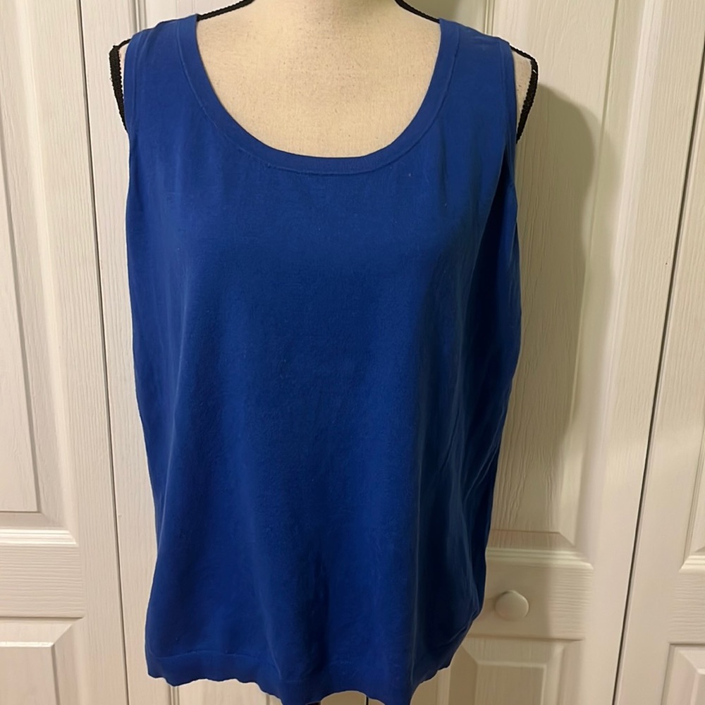 Talbots sleeveless Pima cotton top